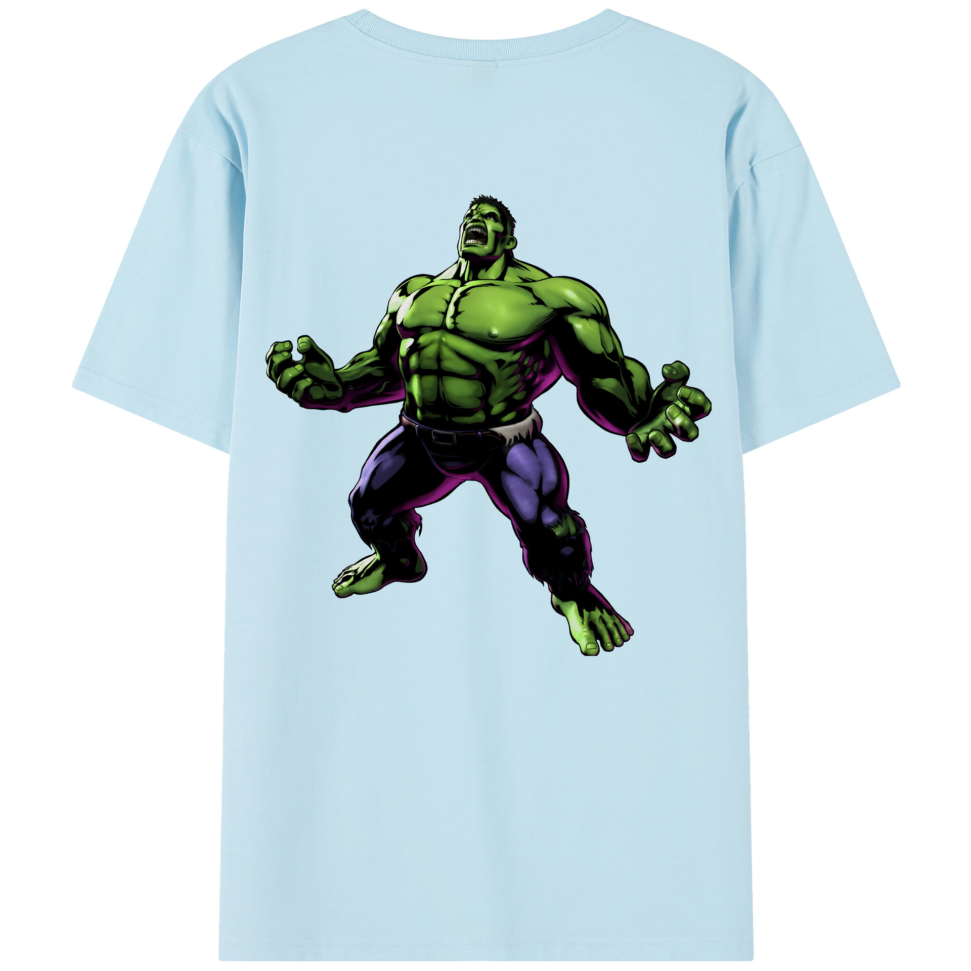 （画像用） アベンジャーズ The Avengers 綿100％半袖Tシャツ（背面プリント）